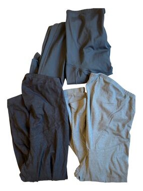 Maternity Leggings Bundle Black Grey Size Small H&M Poshdivah